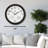 24 inch Outdoor Clocks for Patio Large Waterproof with Thermometer - Black Outdoor Wall Clock with Temperature and Humidity Combo - Weatherproof, Accurate & Easy to Read for Pool, Garden & Home Décor-1760104937-1760108055