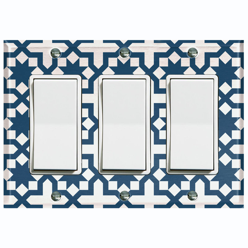 3 - Gang Rocker and Toggle Light Switch Standard Wall Plate