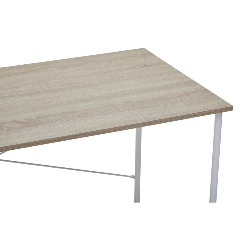 Octa Metal Base Writing Desk, Natural