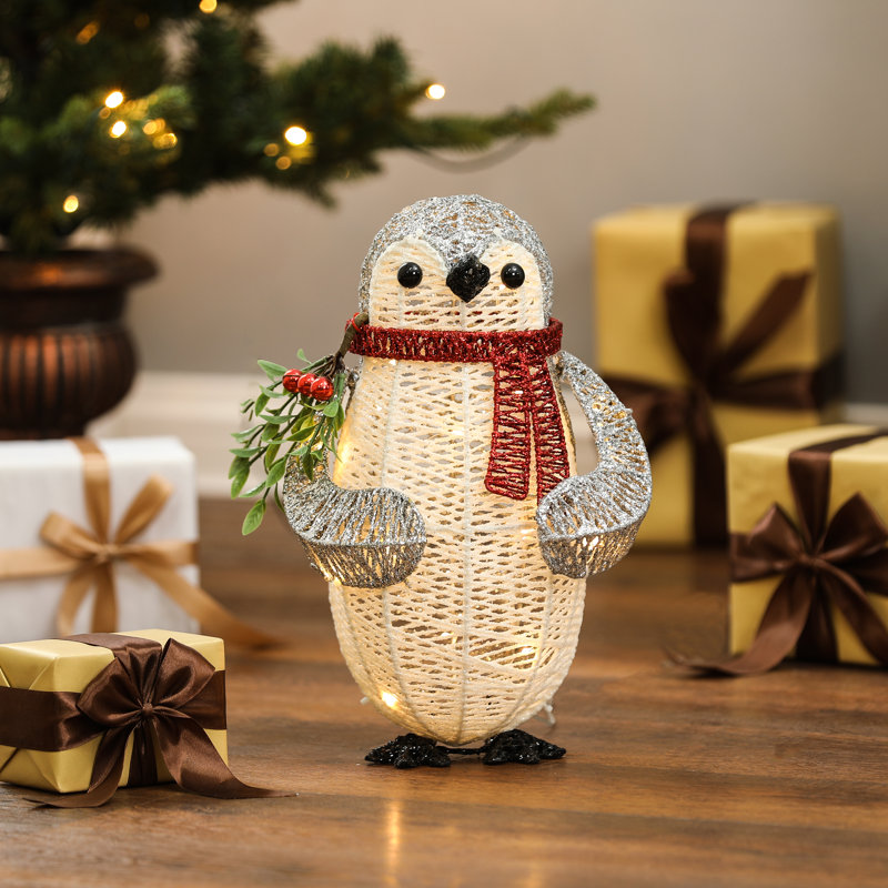 Figurine lumineuse pingouin