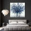 Abstract Bouquet Unframed Canvas Wall Art 16" X 16"