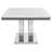 Allessandra And Chrome Rectangular U-Shaped Base Dining Table