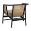 Seoul Black Wicker rattan chair with webbing-976635733