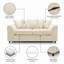 3 Seater Chenille Sofa-1712717049