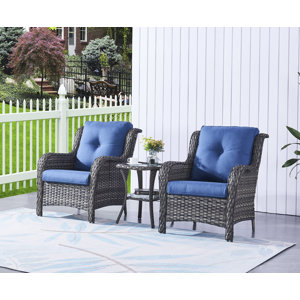 Carolina 3 Pices Deep Seating Group with Cushion