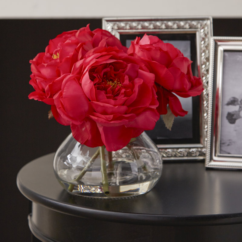 Centre de table Fancy Roses, rouge