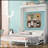 Queen Size Murphy Bed With A Shelf-1610601057