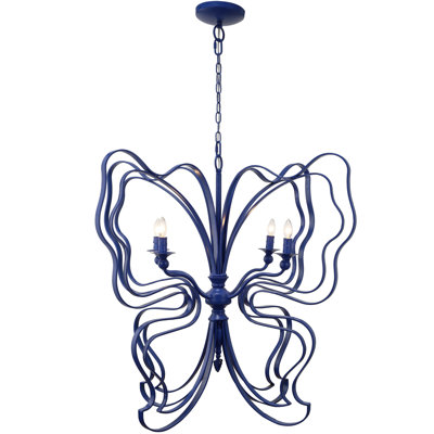Holmfirth 4 - Light Geometric Chandelier