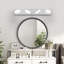 Luminaire de salle de bain moderne à DEL écoénergétique et élégant en chrome