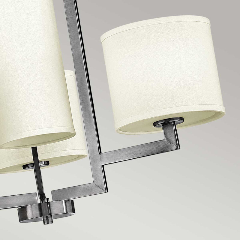 West 4 - Light Shaded Chandelier