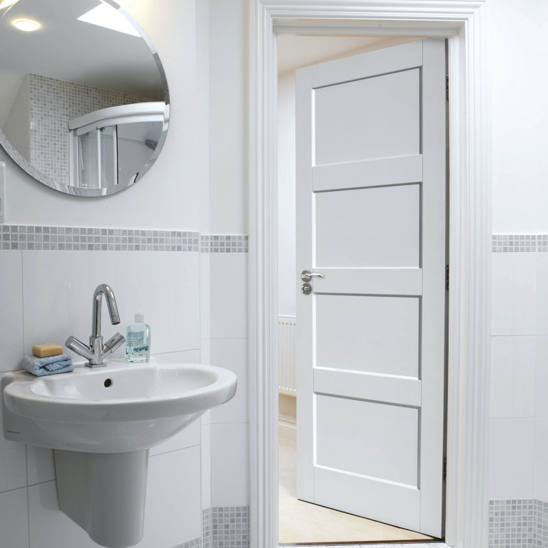 Montserrat Fire Door Primed, 198.1cm H x 83.8cm W x 4.4cm D