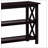 Deep Merlot Sofa Table with 2-shelf