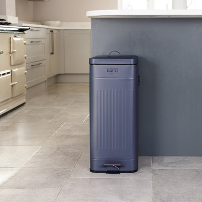 Steel Step On Kitchen Trash Can - 30L