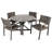 Premium All-Weather Wicker Outdoor Dining Armchair with Cushion
