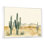 «Soft Desert Cactus I», art mural encadré vert