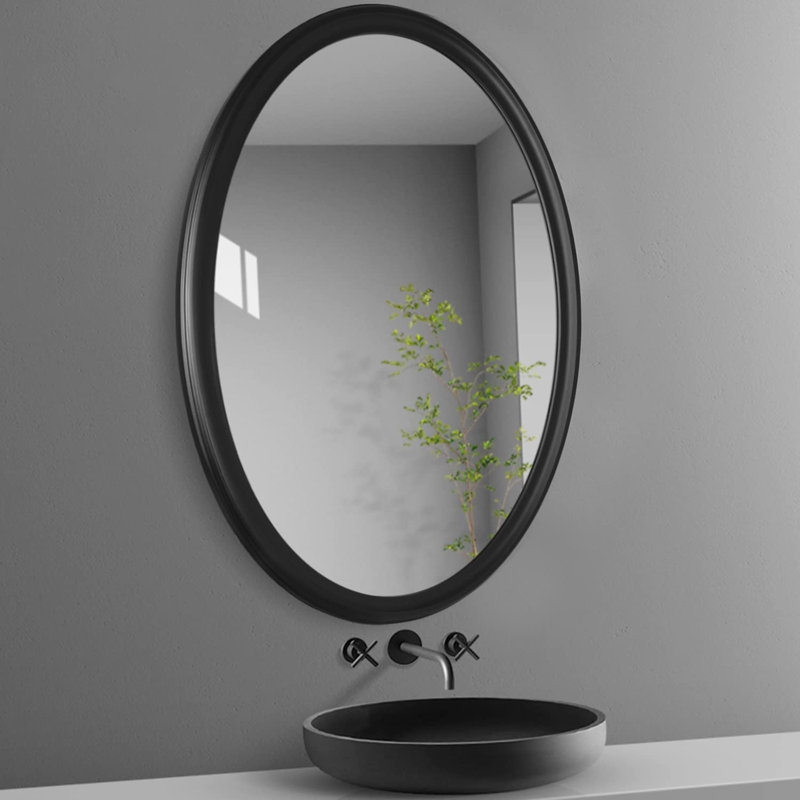 Miroir de salle de bain Darrilyn, Noir