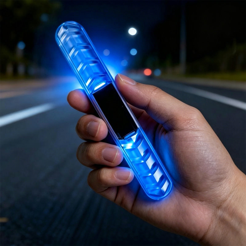 warning light Solar Powered LED Collision Light Automatic Light Sensor Ambient Light