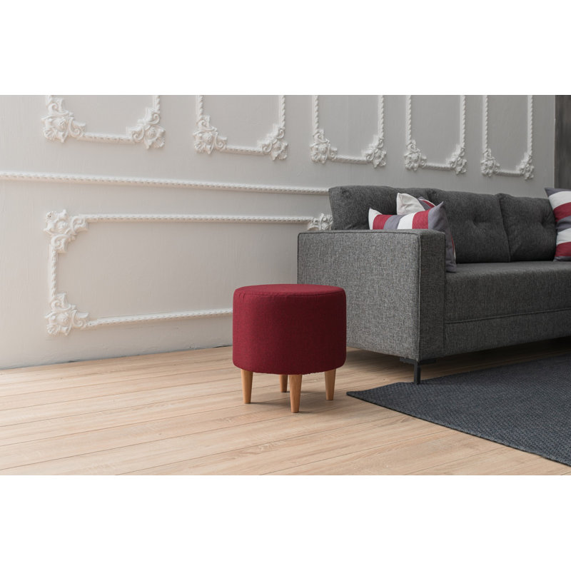 Tabouret d'appoint Houseknecht, Rouge Bordeaux