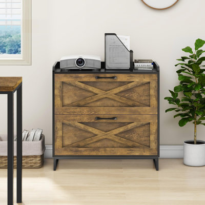 Lateral File Cabinet With Charging Station