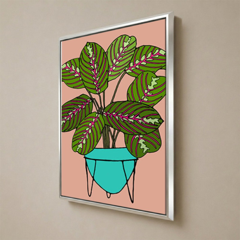 Plante en pot IV par Jen Bucheli - Impression sur toile