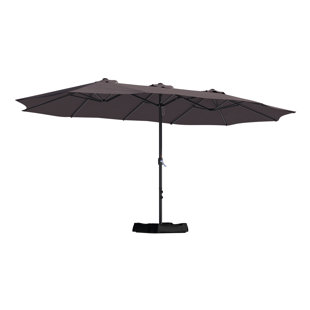 Parasol de marché 15 pi avec base