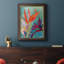 Vivid Birds Of Paradise I, toile encadrée de qualité supérieure - prête à être accrochée-1518364713