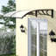 Sol 27 Outdoor 100cm D Plastic Black Cover Retractable Door / Window Awning-1301676827-1301676829