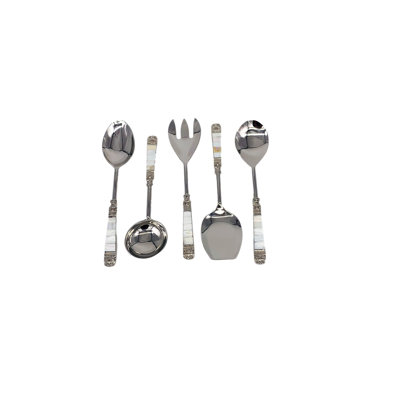 5 Piece Stainless Steel Hostess Set