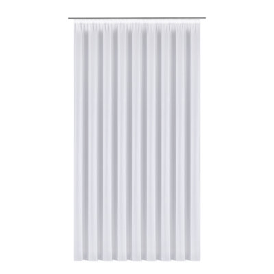 Burr Polyester Semi Sheer Pinch Pleat Curtain Panel