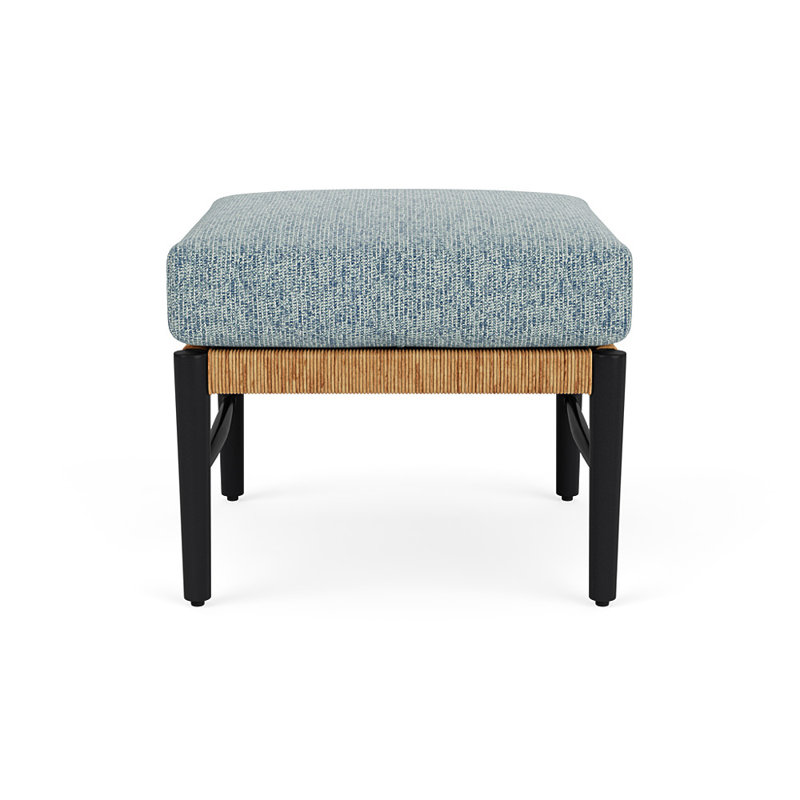 Galloway Outdoor Ottoman Patio Ottoman, Serene Ocean