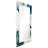 "Part The Skies I"Rectangular Beveled Mirror on Free Floating Reverse Printed Tempered Art Glass-725522613