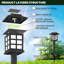 Lumières solaires GIGALUMI à DEL, paquet de 16 lumières de passage imperméables, 10 heures d'éclairage pour le jardin et la cour extérieurs