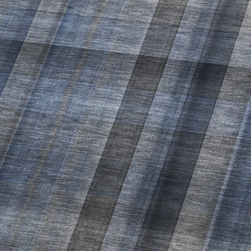 Jeté en sherpa Addison, À carreaux, bleu