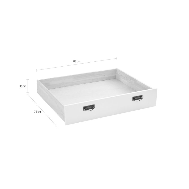 Dawsonville Underbed Storage Drawers, Natural Brown Oil