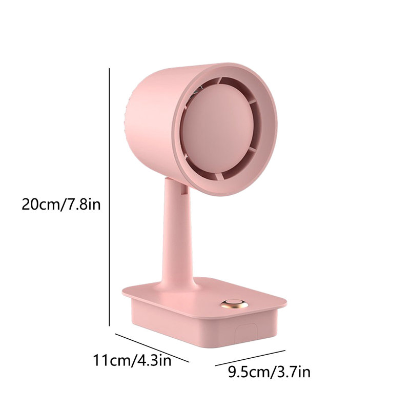 Ventilateur de bureau kbndieu, Pink