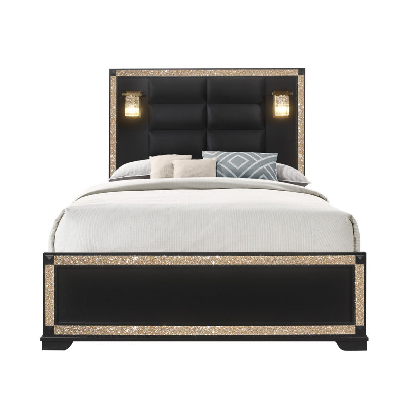 Izzik Upholstered Standard Bed, Queen