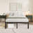 Amylia Heavy Duty 16"  Black Metal Bed Frame, No Box Spring Needed and Easy Assembly Platform Bed-715560967