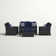 Fionnula 5 - Person Patio Conversation Sets with Cushions