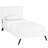 Macie Platform Bed with Round Splayed Legs-539381003-539380998