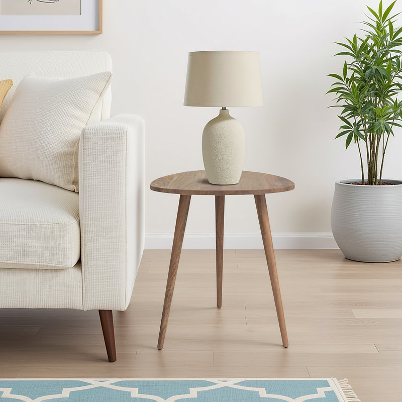 Table de bout Baird, H 20 po x l 18 po x P 18 po, Naturel