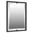 Adibah Matte Black Framed Mirror-168455060