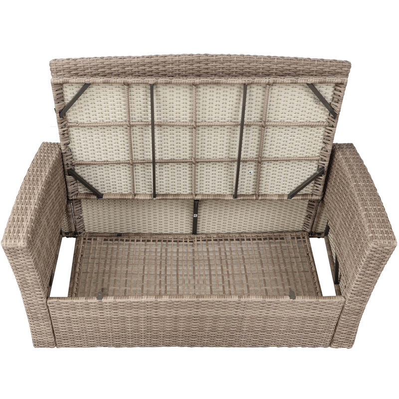 4 - Person Patio Conversation Sets with Cushions, Gray