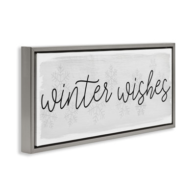 Winter Wishes Sentiment
