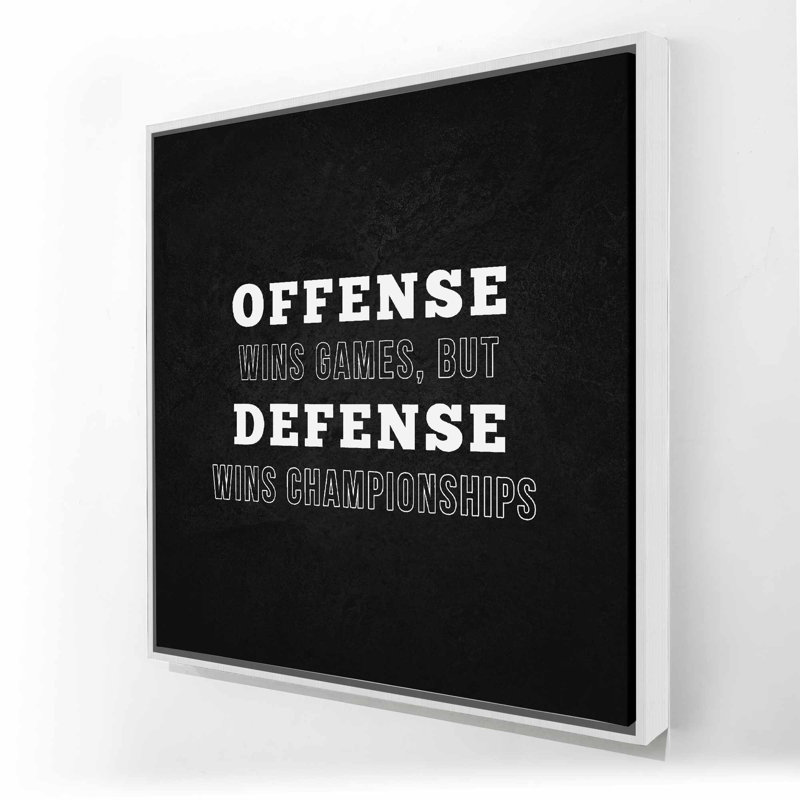 Offense Wins Games - Man Cave