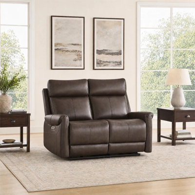 53.9″ 2-Seat Power Reclining Sofa with Dual Wall Huggers