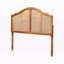 Tête de lit en rotin tissé très grand Fairview brun, H 49,96 po x l 78,02 po x P 0,8 po-787771652