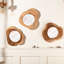 Soileau Solid Wood Circle Wall Mirror