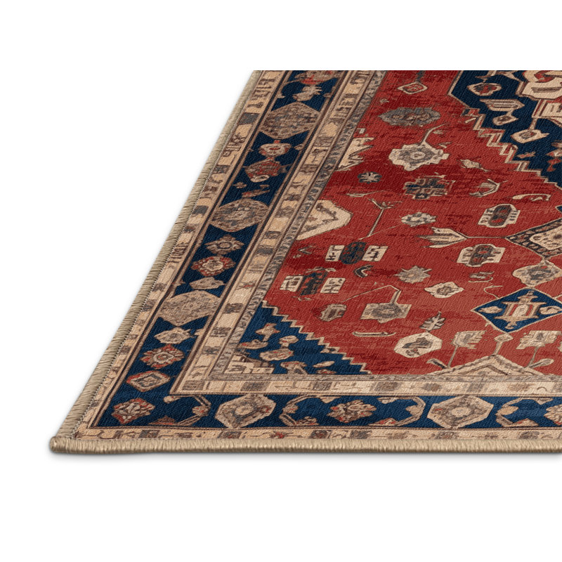 Tapis brun lavable à la machine, Rectangulaire 2 pi x 3 pi