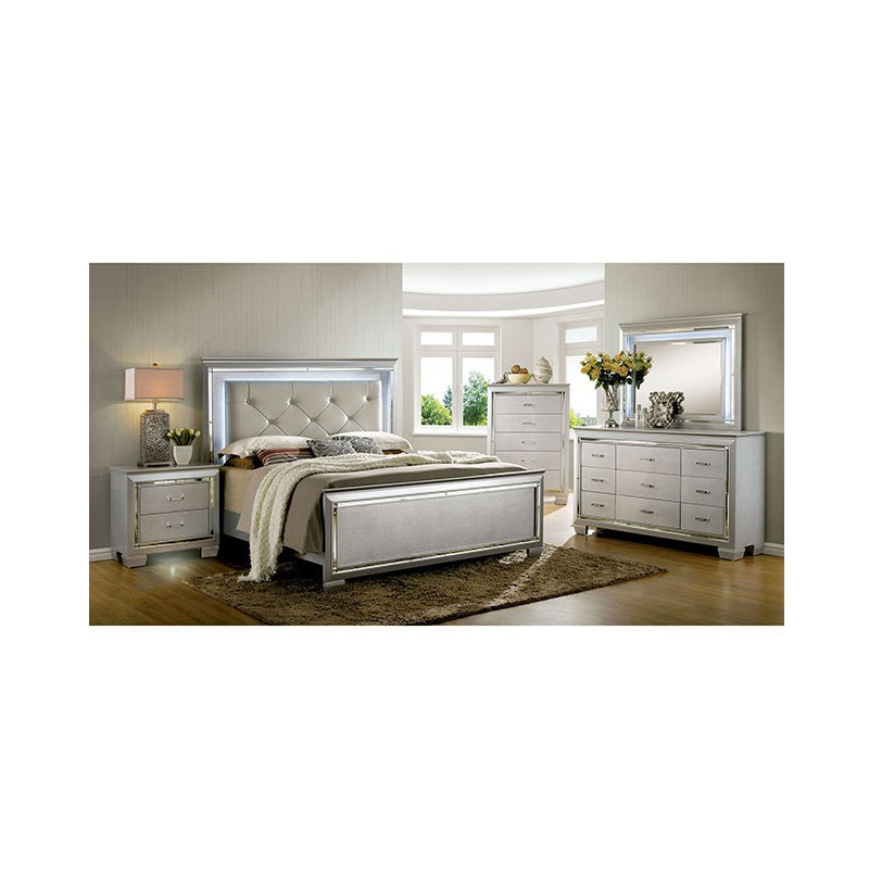 Ensemble de chambre à coucher configurable par panneau Sidney