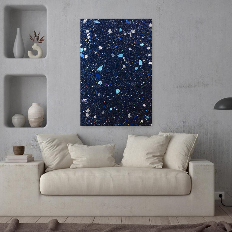 Art contemporain contemporain abstrait, H 36 po x l 24 po